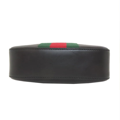 GUCCI グッチ 412008 ウェビングライン ショルダーバッグ キャンバス レディース 中古