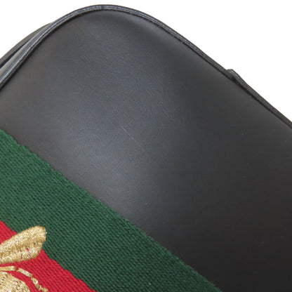 GUCCI グッチ 412008 ウェビングライン ショルダーバッグ キャンバス レディース 中古