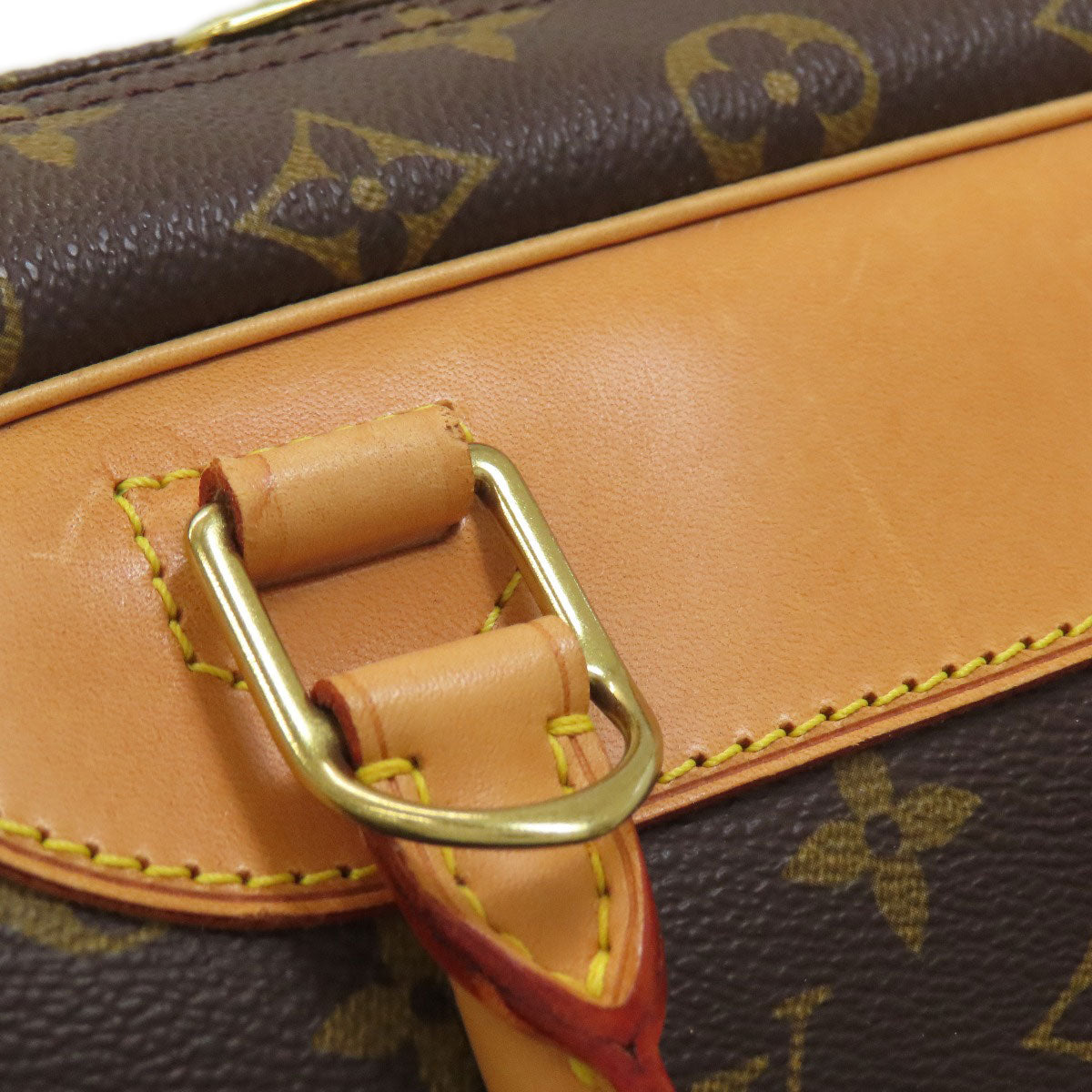 LOUIS VUITTON ルイヴィトン M47270 ドーヴィル ハンドバッグ モノグラムキャンバス レディース 中古