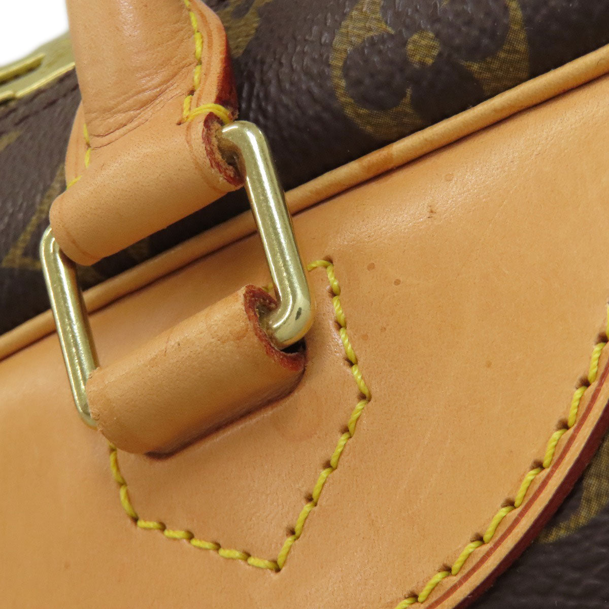 LOUIS VUITTON ルイヴィトン M47270 ドーヴィル ハンドバッグ モノグラムキャンバス レディース 中古