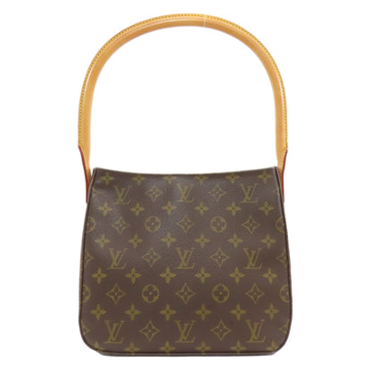 LOUIS VUITTON ルイヴィトン M51146 ルーピングMM ショルダーバッグ モノグラムキャンバス レディース 中古