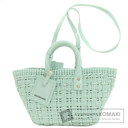 BALENCIAGA バレンシアガ 671342 ビストロXS 2WAY ハンドバッグ エナメル レディース 中古