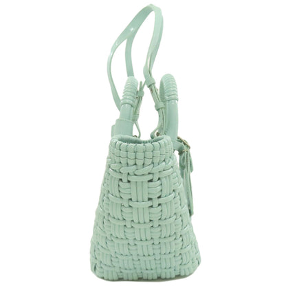 BALENCIAGA バレンシアガ 671342 ビストロXS 2WAY ハンドバッグ エナメル レディース 中古