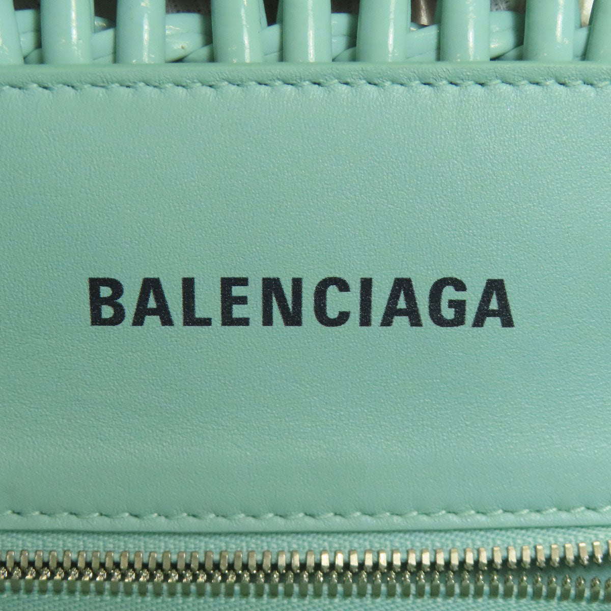 BALENCIAGA バレンシアガ 671342 ビストロXS 2WAY ハンドバッグ エナメル レディース 中古