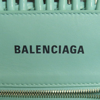 BALENCIAGA バレンシアガ 671342 ビストロXS 2WAY ハンドバッグ エナメル レディース 中古