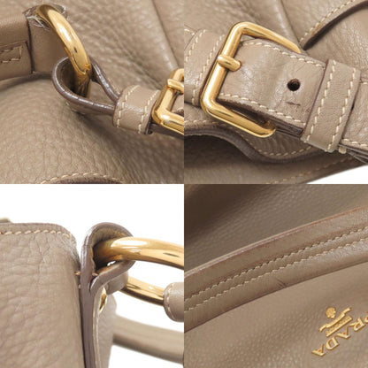 PRADA プラダ ワンショルダー トートバッグ カーフ レディース 中古