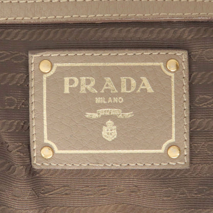 PRADA プラダ ワンショルダー トートバッグ カーフ レディース 中古