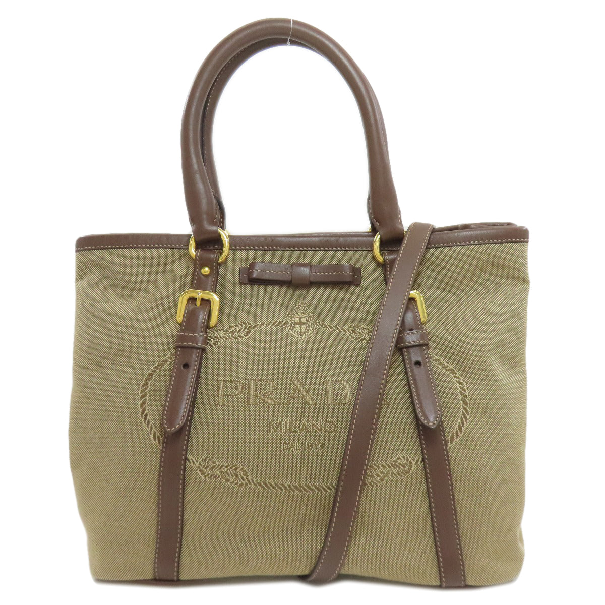PRADA キャンバス　ハンドバッグ PRADA プラダ ハンドバッグ 京の蔵小牧 – ブランド京の蔵小牧