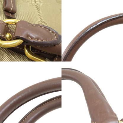 PRADA プラダ ロゴ金具 2WAY ハンドバッグ キャンバス レディース 中古