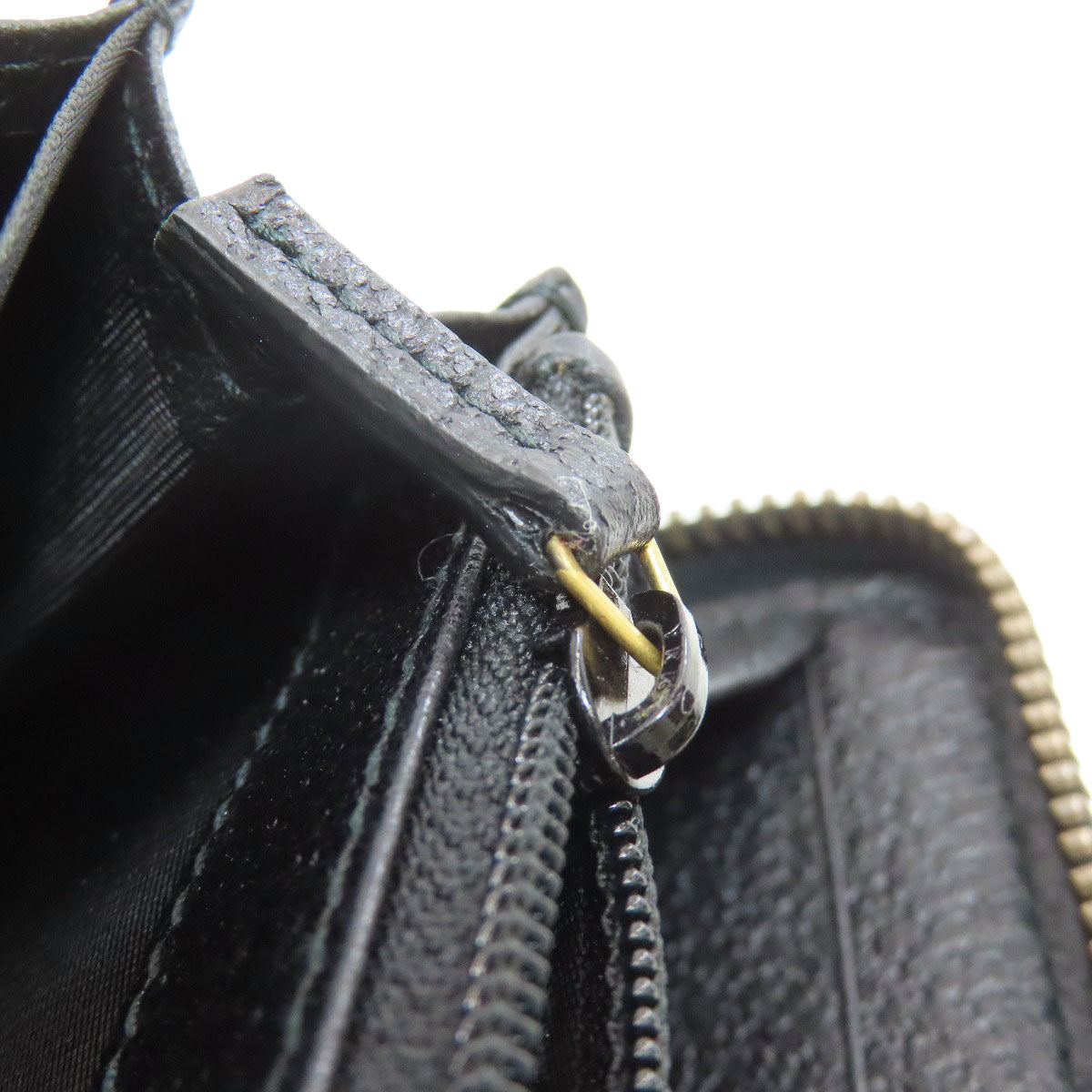 GUCCI グッチ 428736 ダブルG ジップアラウンドウォレット 長財布（小銭入れあり） レザー レディース 中古