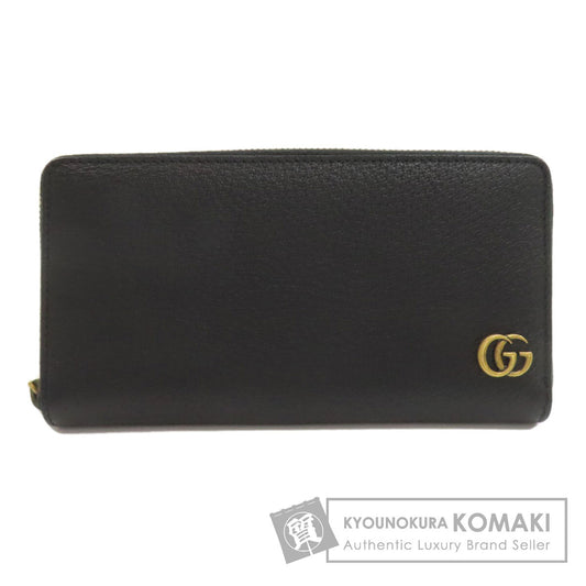 GUCCI グッチ 428736 ダブルG ジップアラウンドウォレット 長財布（小銭入れあり） レザー レディース 中古
