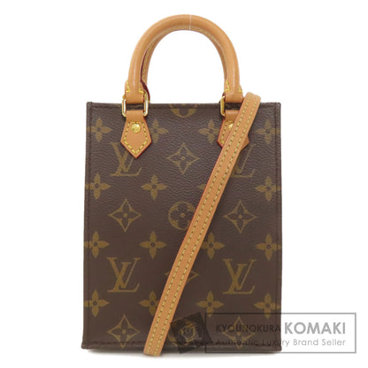 LOUIS VUITTON ルイヴィトン M69442 プティット・サックプラ ハンドバッグ モノグラムキャンバス レディース 中古