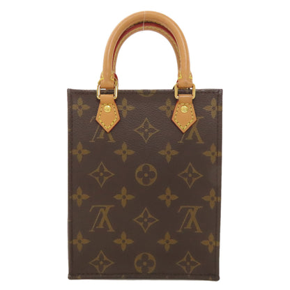 LOUIS VUITTON ルイヴィトン M69442 プティット・サックプラ ハンドバッグ モノグラムキャンバス レディース 中古