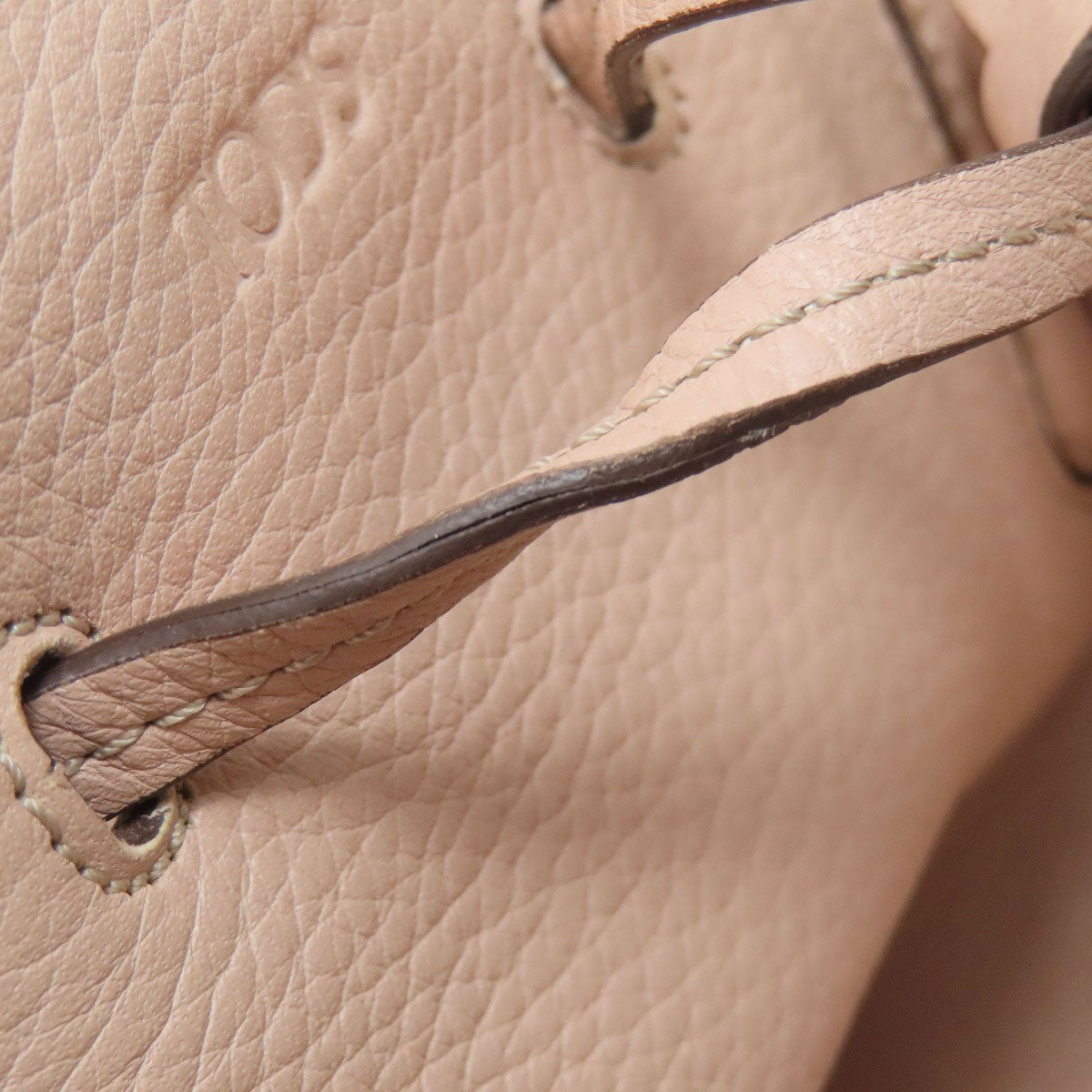 TODS トッズ 巾着バッグ トートバッグ レザー レディース 中古