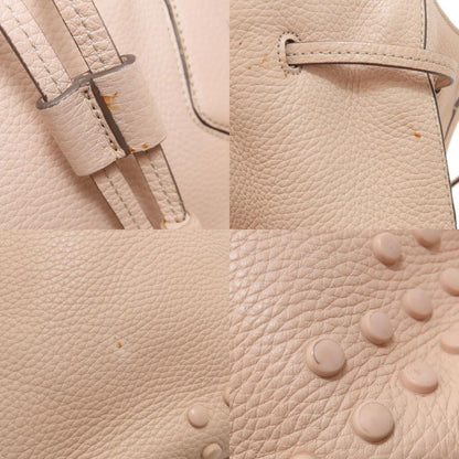 TODS トッズ 巾着バッグ トートバッグ レザー レディース 中古