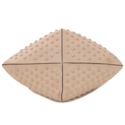 TODS トッズ 巾着バッグ トートバッグ レザー レディース 中古