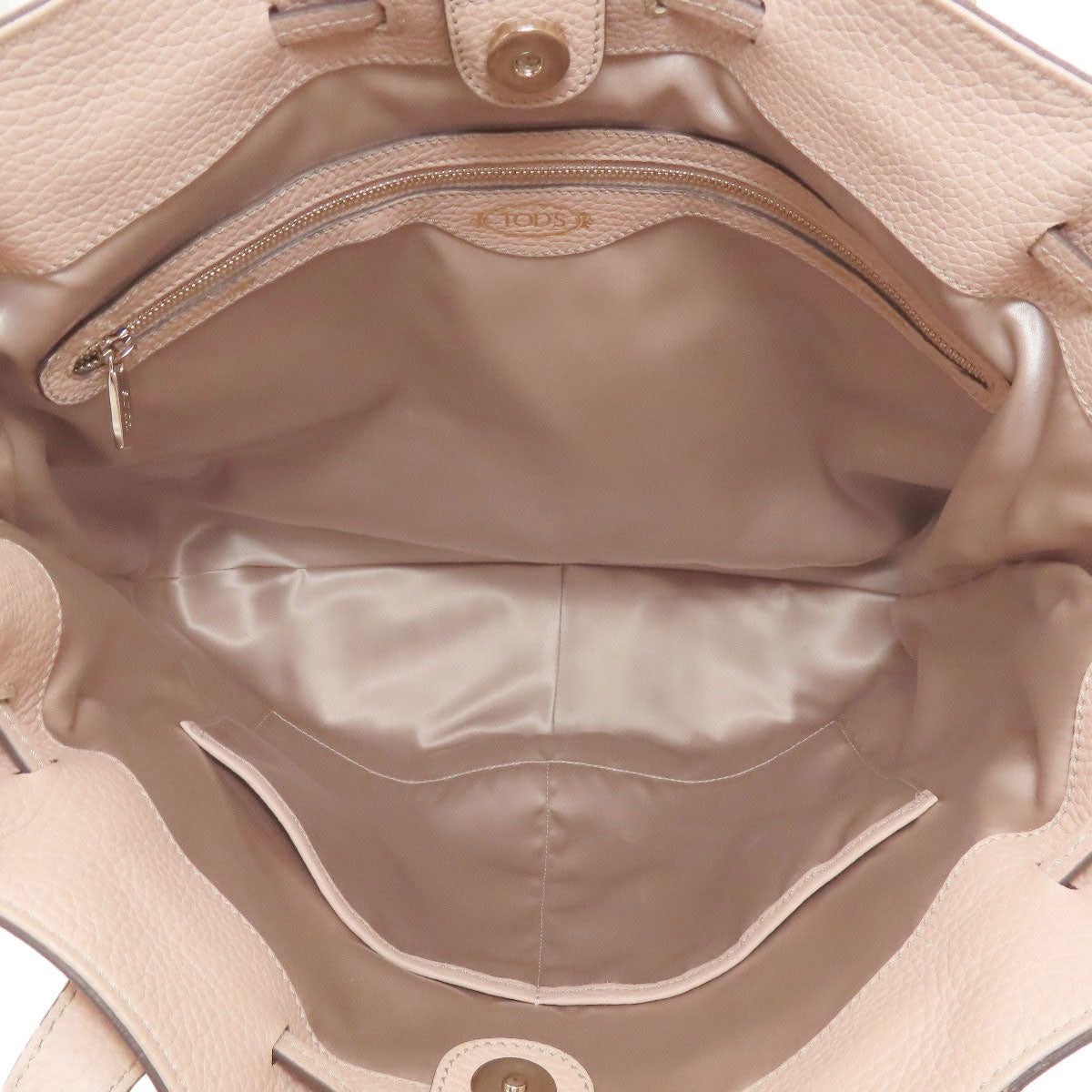 TODS トッズ 巾着バッグ トートバッグ レザー レディース 中古