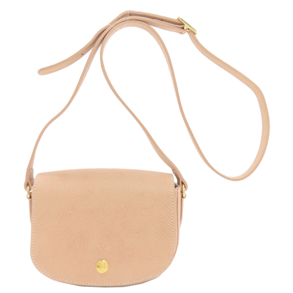 Longchamp ロンシャン ロゴ ショルダーバッグ レザー レディース 中古