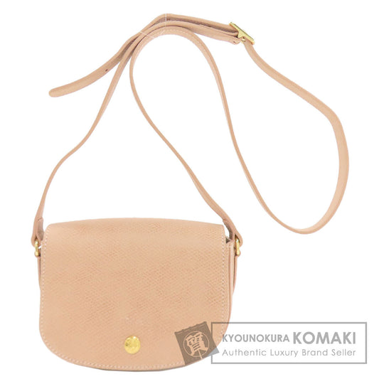 Longchamp ロンシャン ロゴ ショルダーバッグ レザー レディース 中古