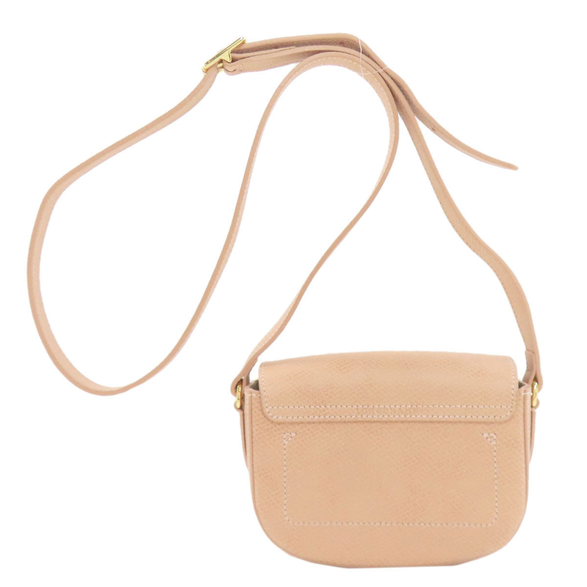 Longchamp ロンシャン ロゴ ショルダーバッグ レザー レディース 中古