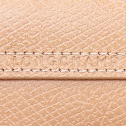 Longchamp ロンシャン ロゴ ショルダーバッグ レザー レディース 中古