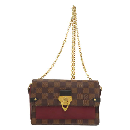 LOUIS VUITTON ルイヴィトン N60222 ポルトフォイユ ヴァヴァン チェーン 長財布（小銭入れあり） ダミエキャンバス レディース 中古