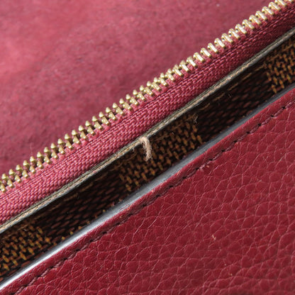 LOUIS VUITTON ルイヴィトン N60222 ポルトフォイユ ヴァヴァン チェーン 長財布（小銭入れあり） ダミエキャンバス レディース 中古