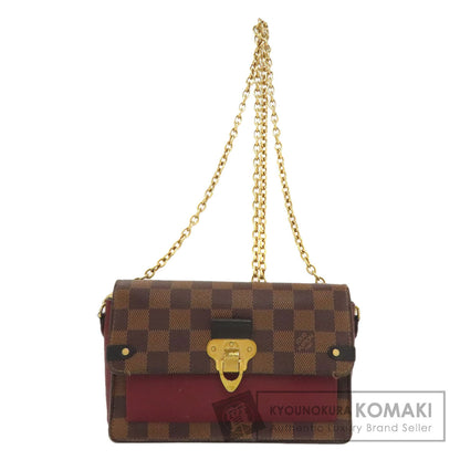 LOUIS VUITTON ルイヴィトン N60222 ポルトフォイユ ヴァヴァン チェーン 長財布（小銭入れあり） ダミエキャンバス レディース 中古