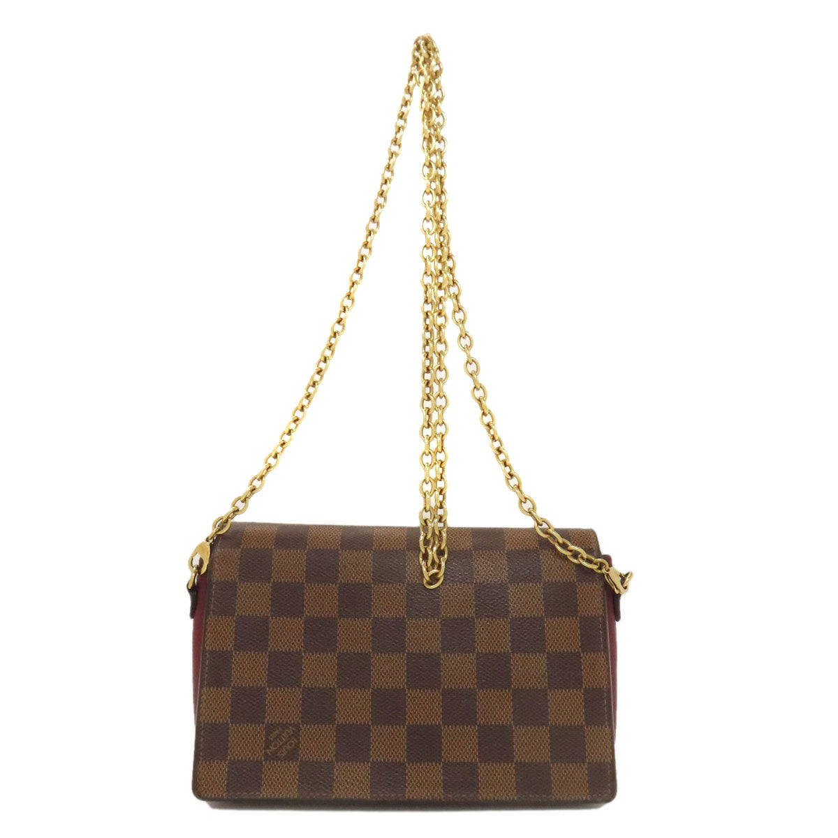 LOUIS VUITTON ルイヴィトン N60222 ポルトフォイユ ヴァヴァン チェーン 長財布（小銭入れあり） ダミエキャンバス レディース 中古