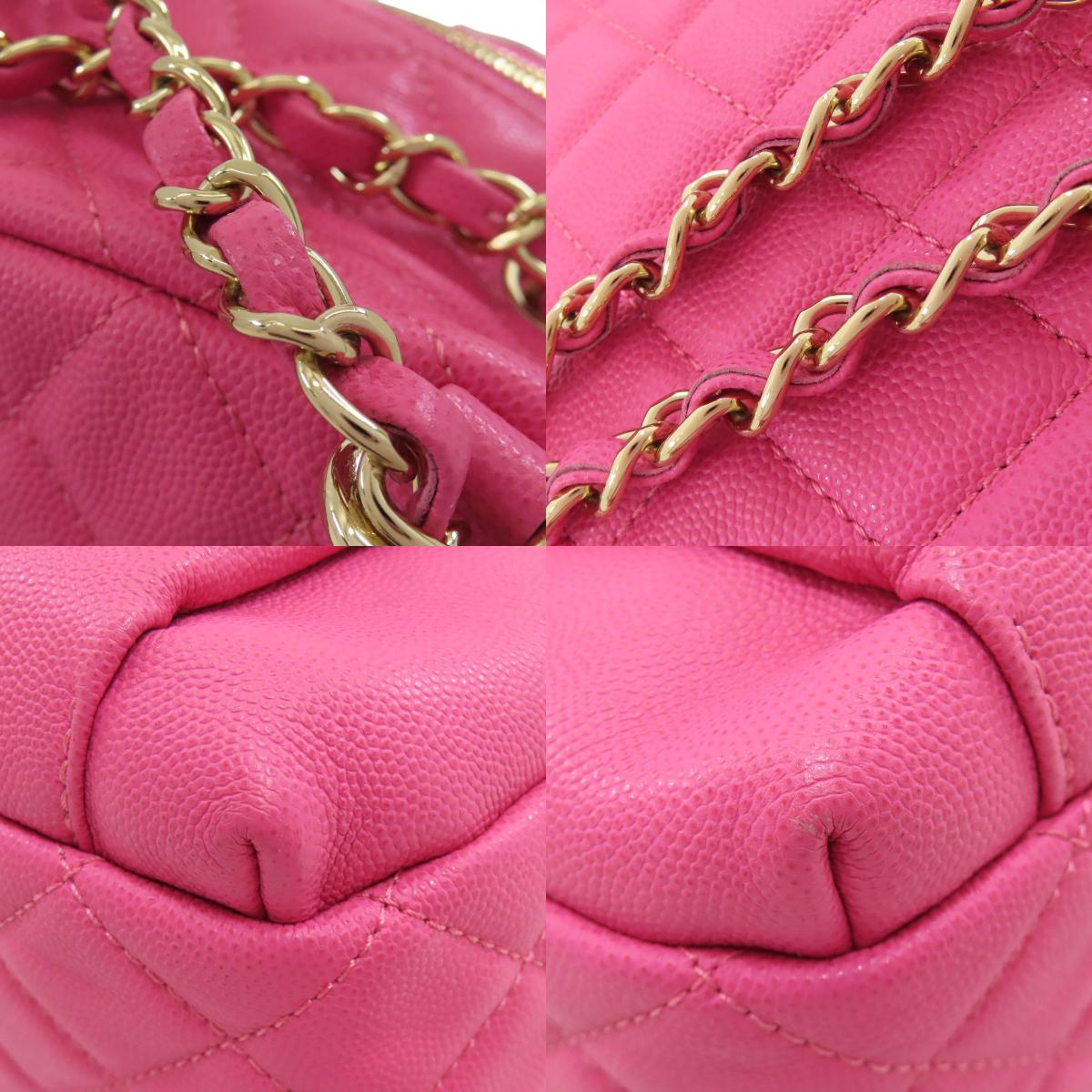 CHANEL シャネル ココマーク マトラッセ ゴールド金具 リュック・デイパック グレインド カーフスキン レディース 中古