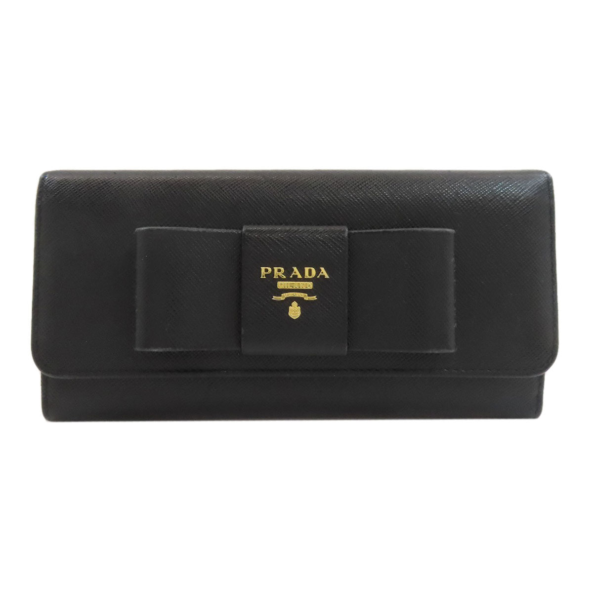 PRADA プラダ フィオッコ 長財布（小銭入れあり） サフィアーノ レディース 中古