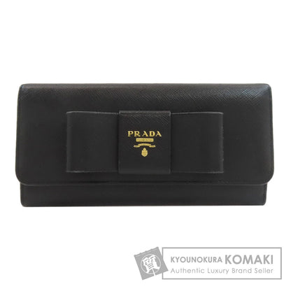PRADA プラダ フィオッコ 長財布（小銭入れあり） サフィアーノ レディース 中古