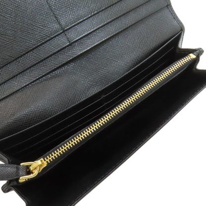 PRADA プラダ フィオッコ 長財布（小銭入れあり） サフィアーノ レディース 中古