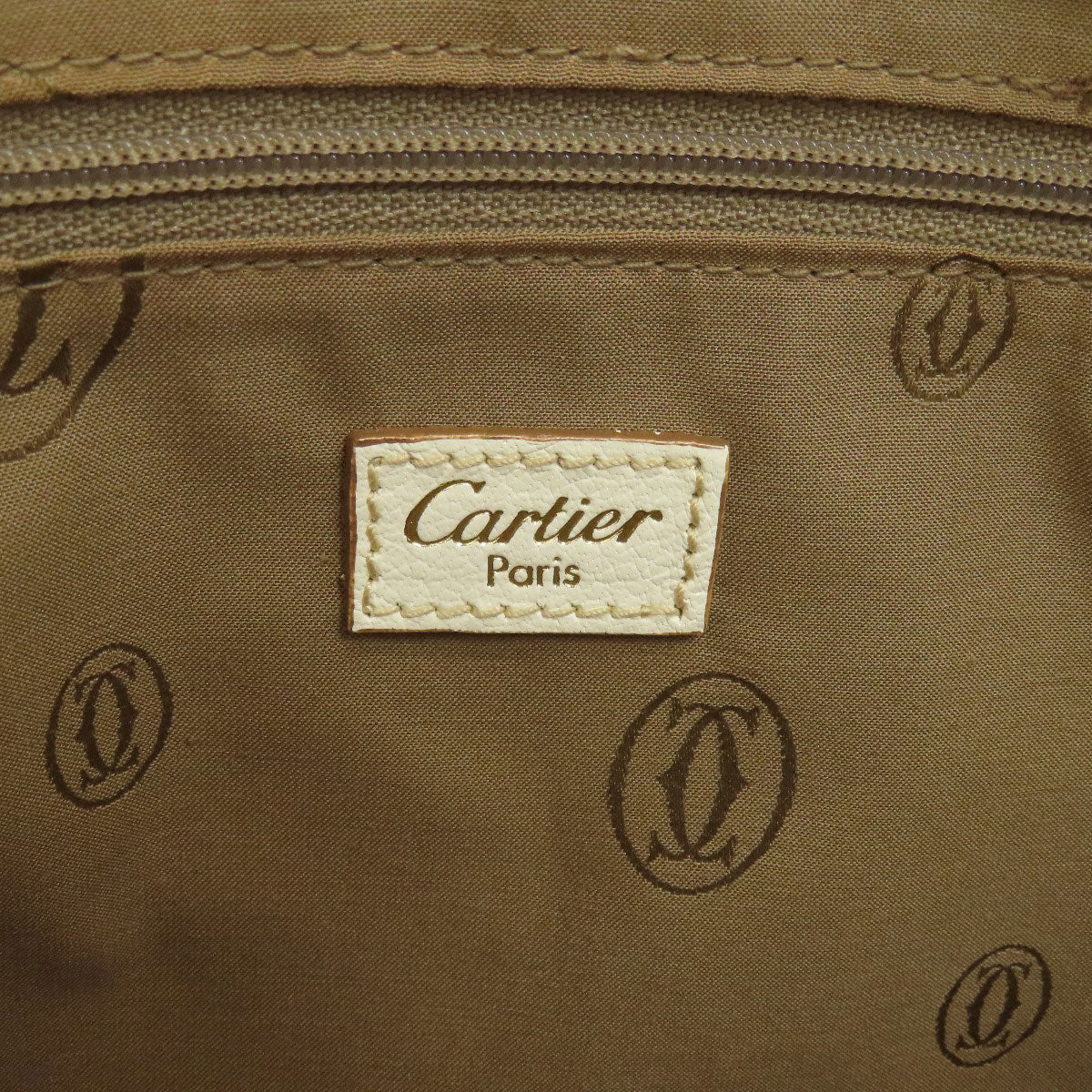 CARTIER カルティエ マルチェロ ハンドバッグ レザー レディース 中古