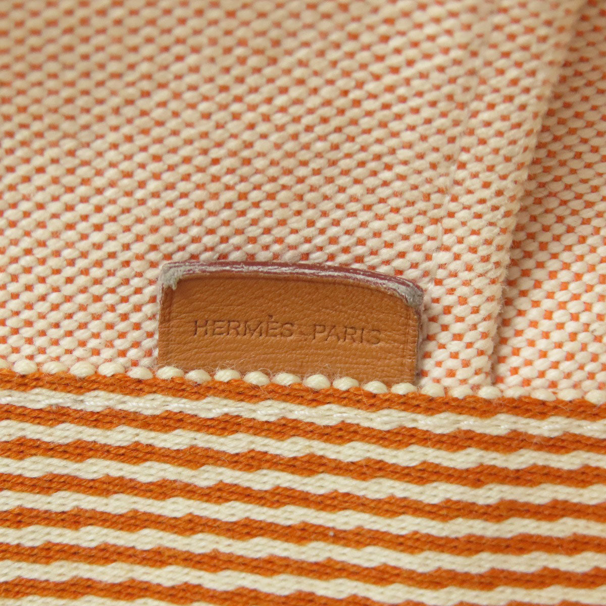 HERMES エルメス サックフール トゥMM ハンドバッグ キャンバス レディース 中古
