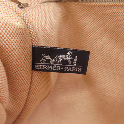 HERMES エルメス サックフール トゥMM ハンドバッグ キャンバス レディース 中古