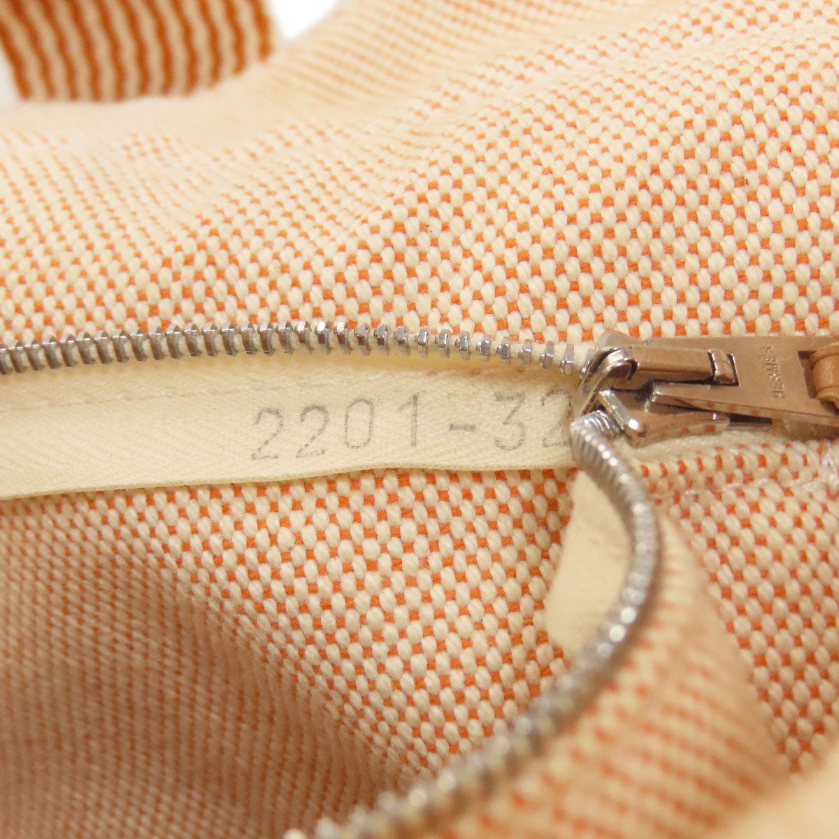HERMES エルメス サックフール トゥMM ハンドバッグ キャンバス レディース 中古