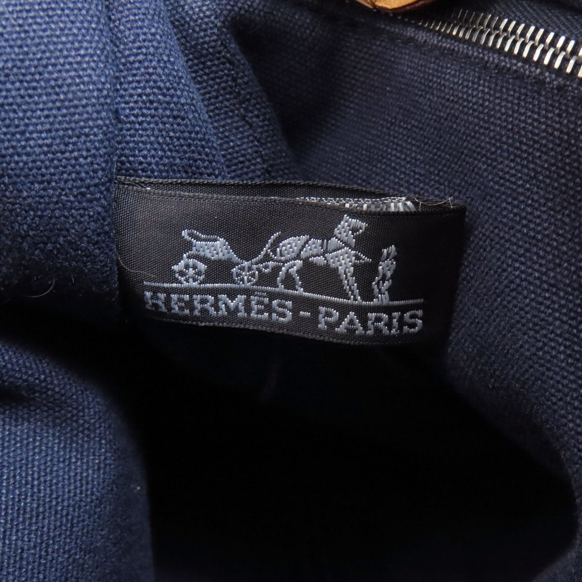HERMES エルメス サックフールトゥPM ハンドバッグ キャンバス レディース 中古