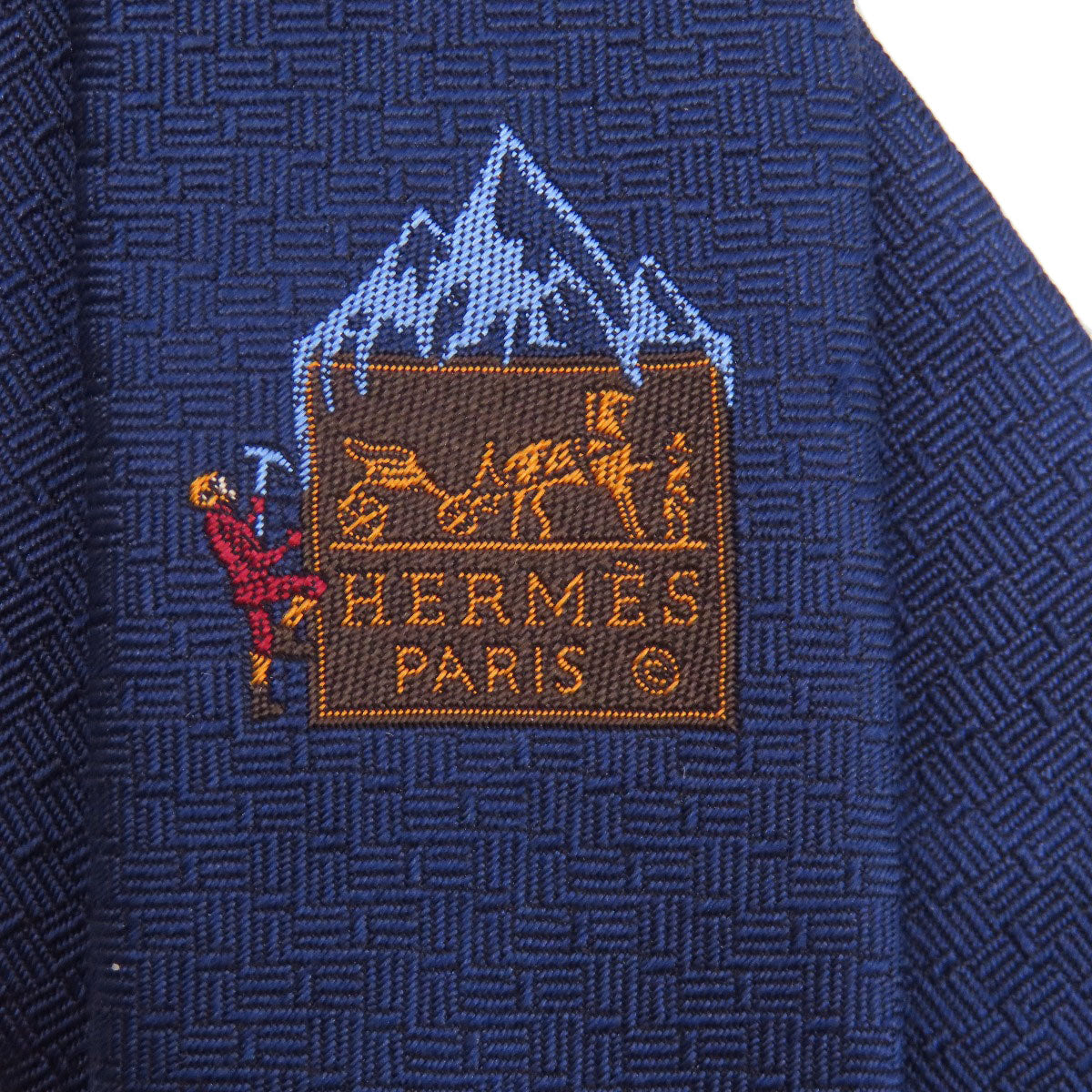 HERMES エルメス ドット柄 ネクタイ シルク メンズ 中古