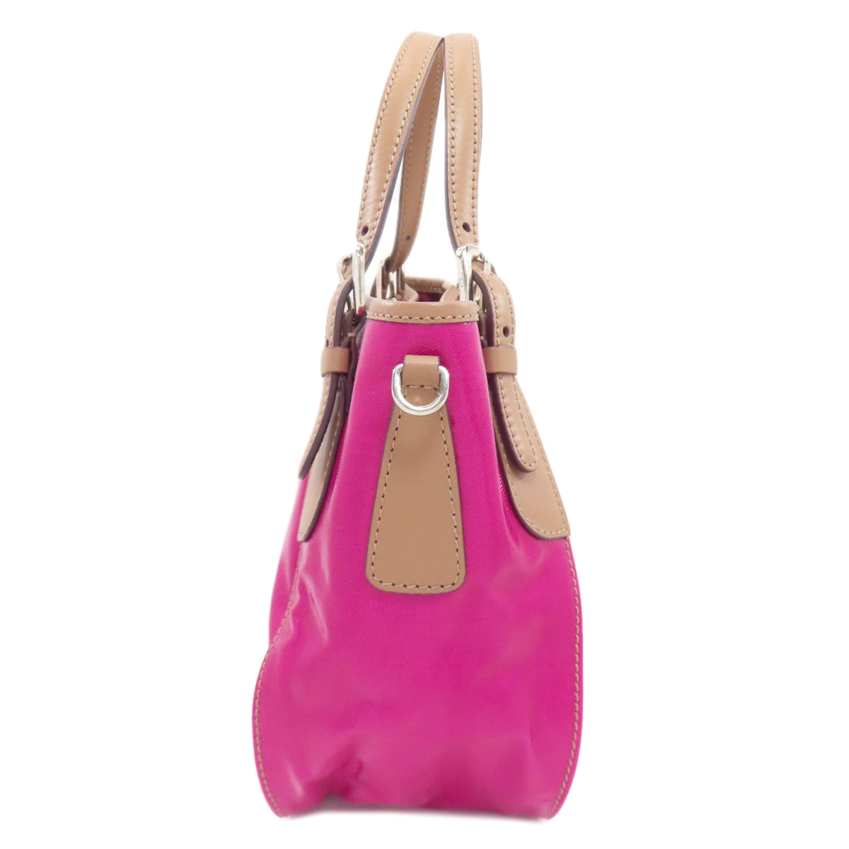 TODS トッズ ロゴ ハンドバッグ PVC レディース 中古
