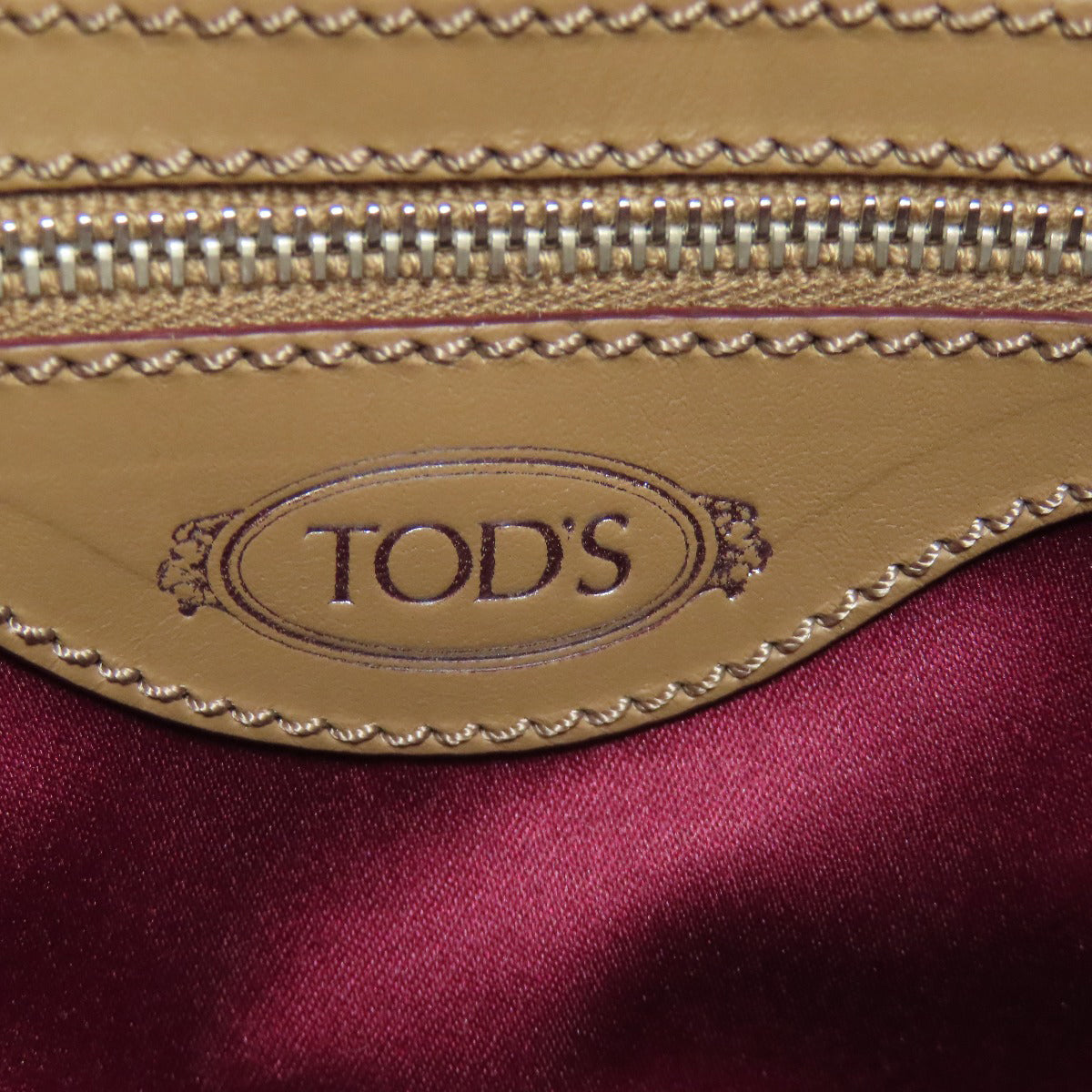 TODS トッズ ロゴ ハンドバッグ PVC レディース 中古