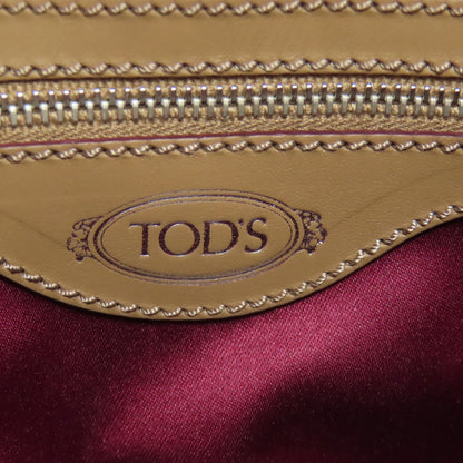 TODS トッズ ロゴ ハンドバッグ PVC レディース 中古