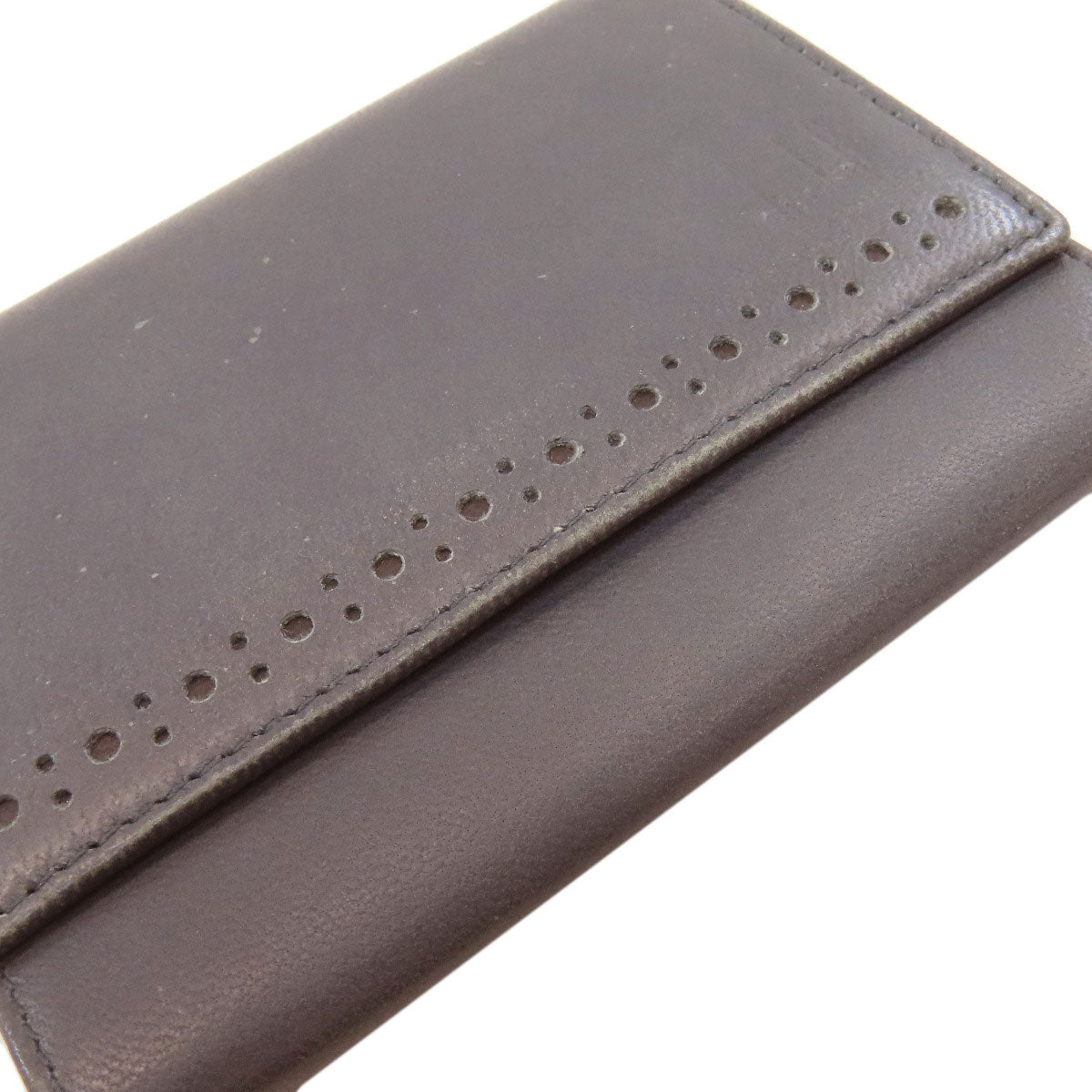 Dunhill ダンヒル ロゴ カードケース カーフ メンズ 中古