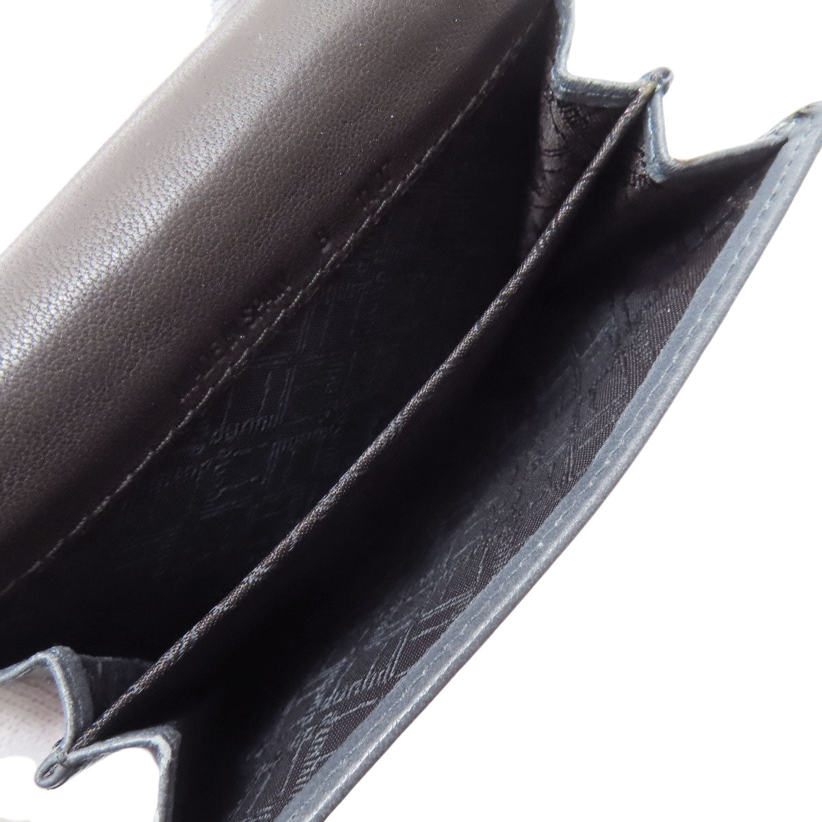 Dunhill ダンヒル ロゴ カードケース カーフ メンズ 中古