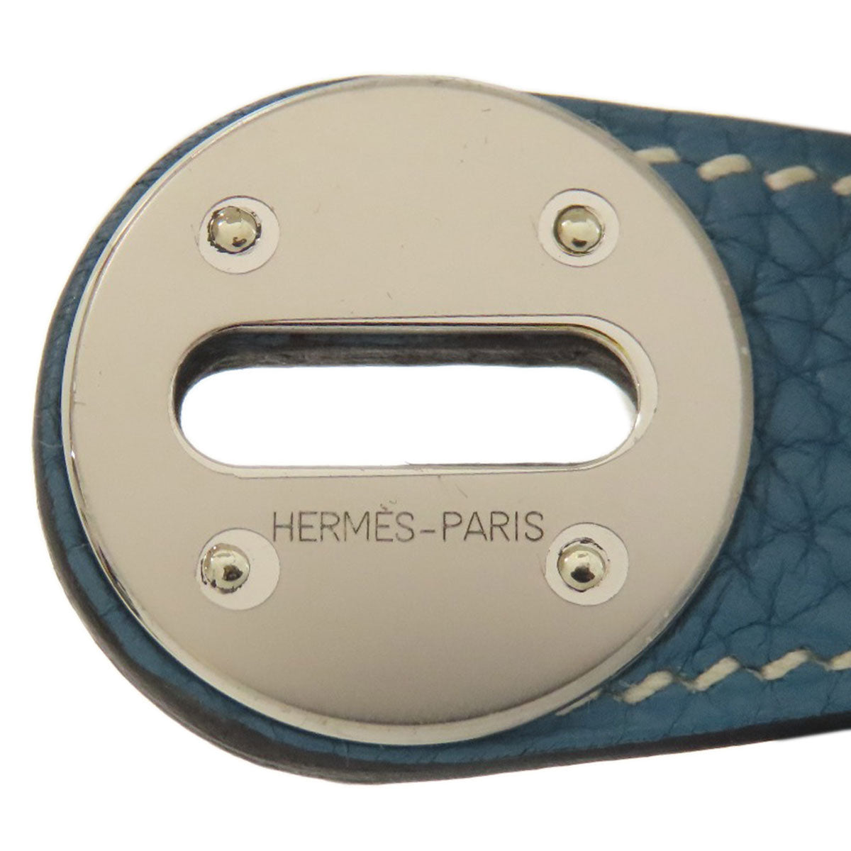 HERMES エルメス リンディ26 ブルージーン シルバー金具 ハンドバッグ トリヨン レディース 中古