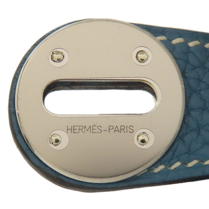 HERMES エルメス リンディ26 ブルージーン シルバー金具 ハンドバッグ トリヨン レディース 中古