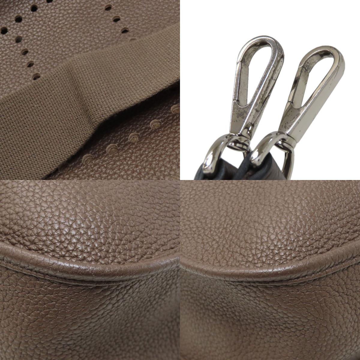 HERMES エルメス エブリン3 GM シルバー金具 ショルダーバッグ トリヨン レディース 中古