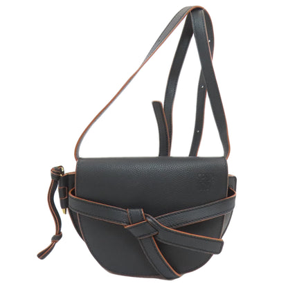 LOEWE ロエベ ゲートバッグ スモール ショルダーバッグ カーフ レディース 中古