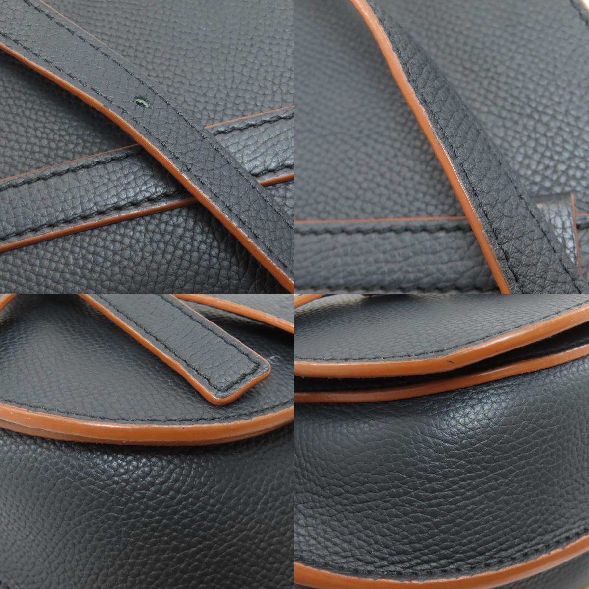 LOEWE ロエベ ゲートバッグ スモール ショルダーバッグ カーフ レディース 中古
