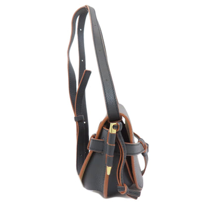 LOEWE ロエベ ゲートバッグ スモール ショルダーバッグ カーフ レディース 中古
